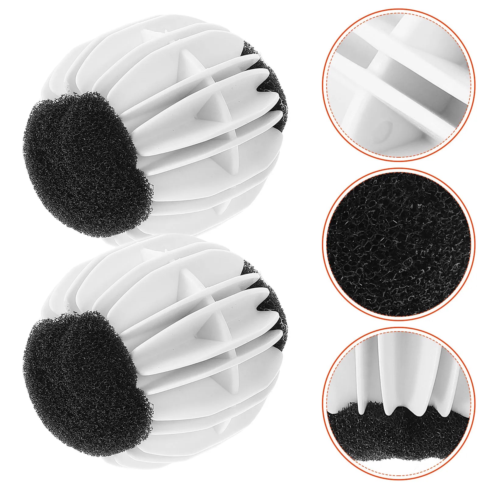 Laundry Washing Balls Reusable Anti Tangle Lint Hair Remover for Clothes 6pcs