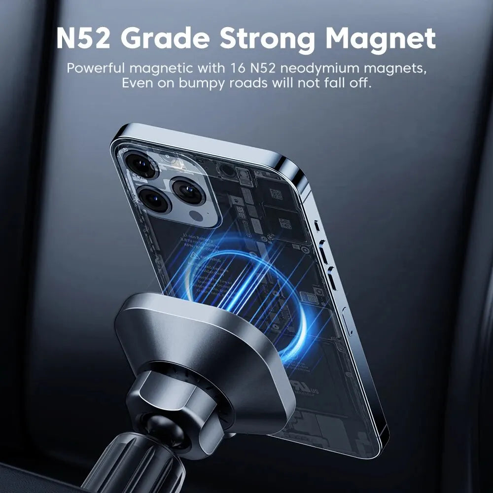 Car Phone Holder 15W Wireless Charging Air Vent Mount 360 Degree Adjustable Phone Stand