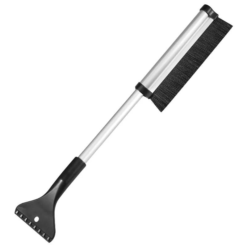 Ice Scraper 61cm Retractable Snow Brush Window Defrost Cleaning Tool with Aluminium Handle