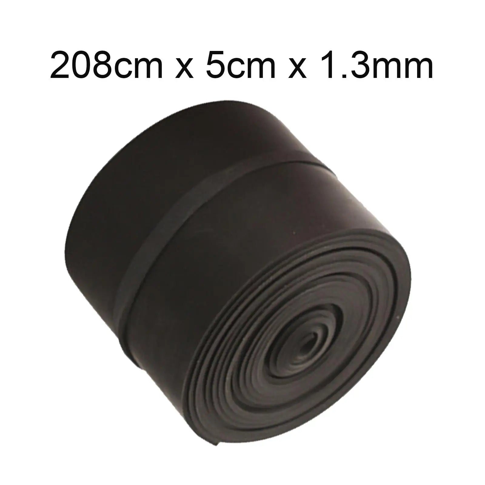 Muscle Compression Floss Band Elastic Resistance Training Band 208x5x0.13cm Joint Stability Fitness Tool - Black