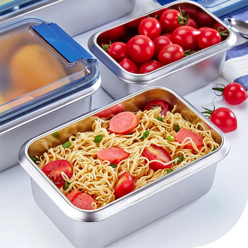 1000ml 316 Stainless Steel Lunch Box Leakproof Food Storage Container with Airtight Lid