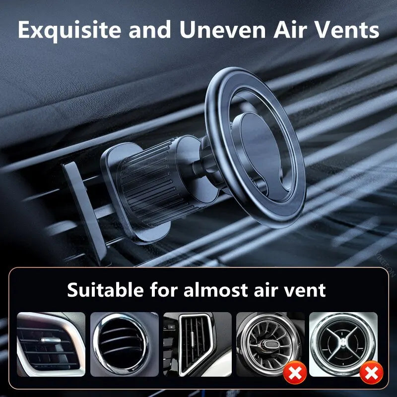 Car Phone Holder 360° Adjustable Air Vent Dashboard Mount with Universal Smartphone Support