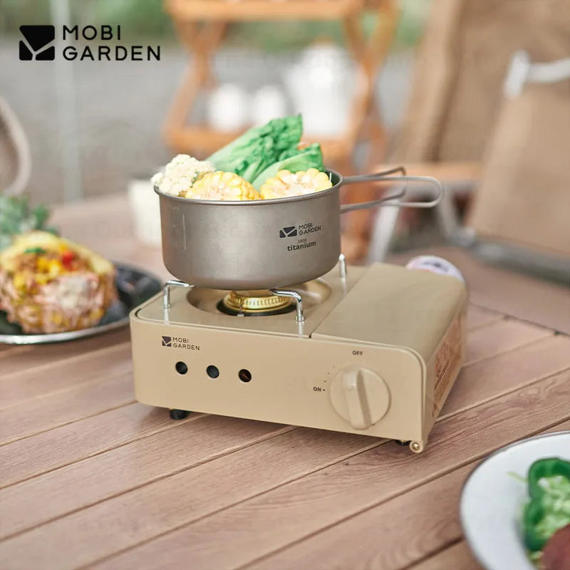 Camping Stove 2.1KW Portable Gas Cooker Ultralight Compact Outdoor Cooking Unit – Khaki