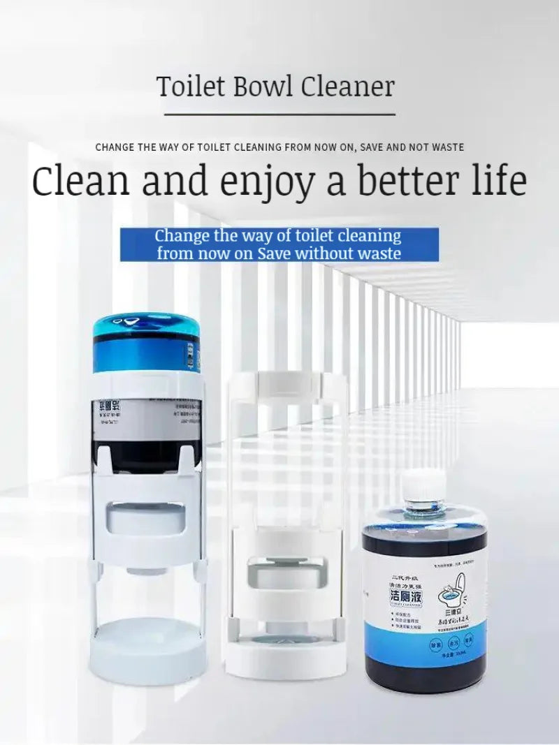 Toilet Bowl Cleaner Liquid High Efficiency Descaling and Deodorizing Solution - 1 Set