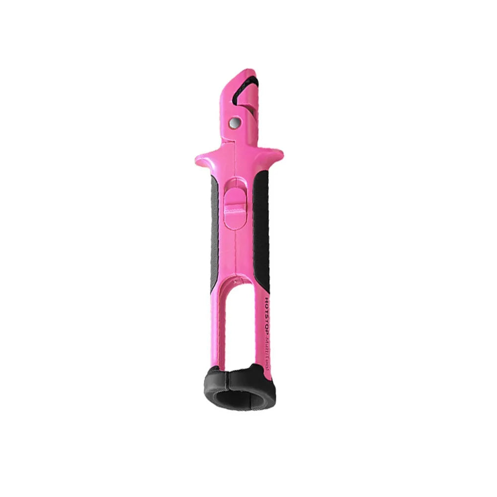 2 in 1 Anti Scald Bowl Gripper Heat Resistant Silicone Plate Lifter Clip – Pink