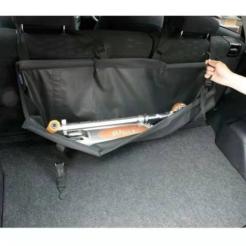 Car Trunk Storage Organiser Adjustable Oxford Backseat Cargo Net Large Capacity Travel Accessory