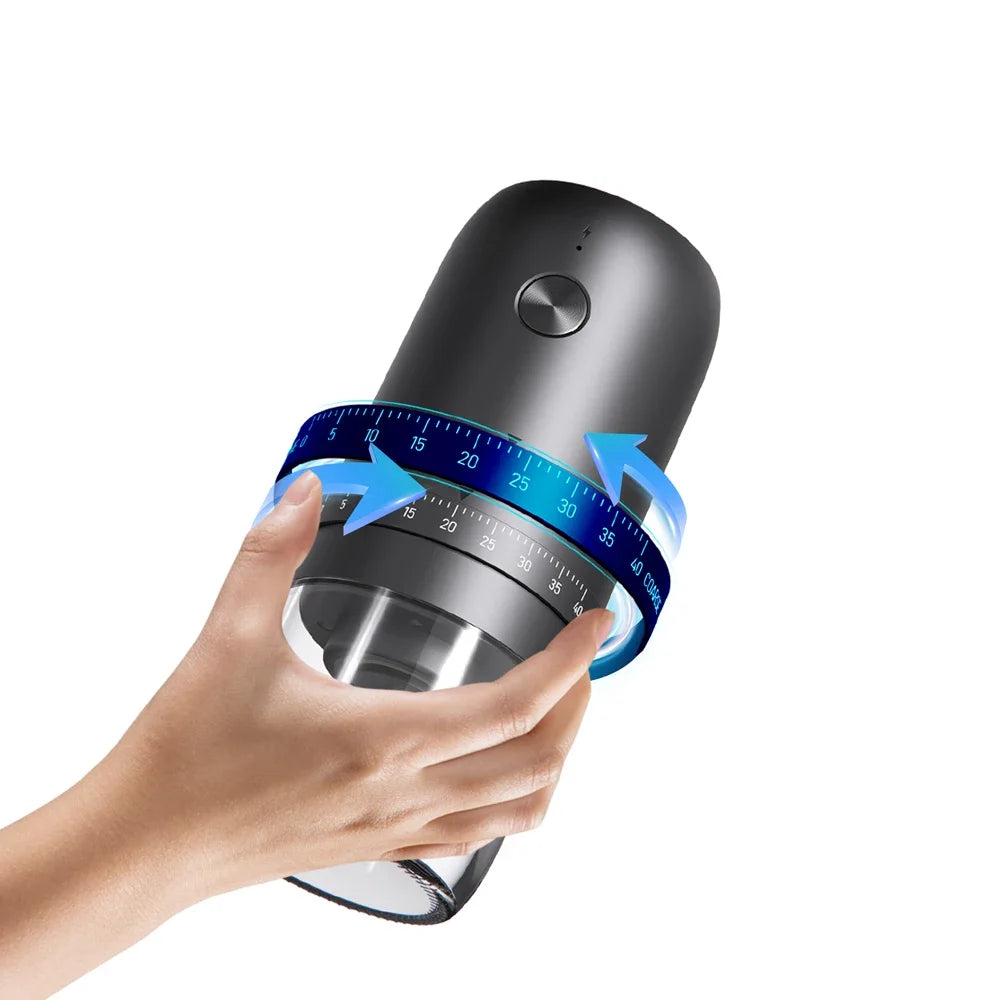 Coffee Grinder Wireless Portable Electric Burr Grinder 40 Adjustable Settings Rechargeable