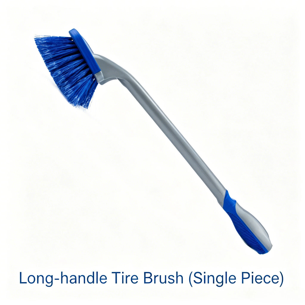 Car Wheel Cleaning Brush 1 Piece Long Handle Tire Rim Detail Wash Tool Extended Reach