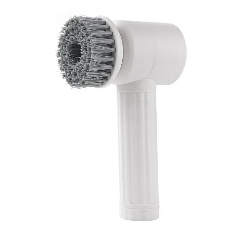 Cordless Electric Spin Cleaning Brush USB Rechargeable Power Scrubber White Single