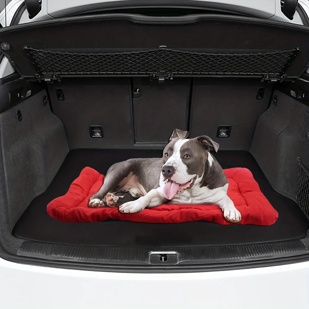 Pet Bed Cushion Waterproof Anti Slip Washable Dog Crate Mat Durable Indoor Outdoor - Blue