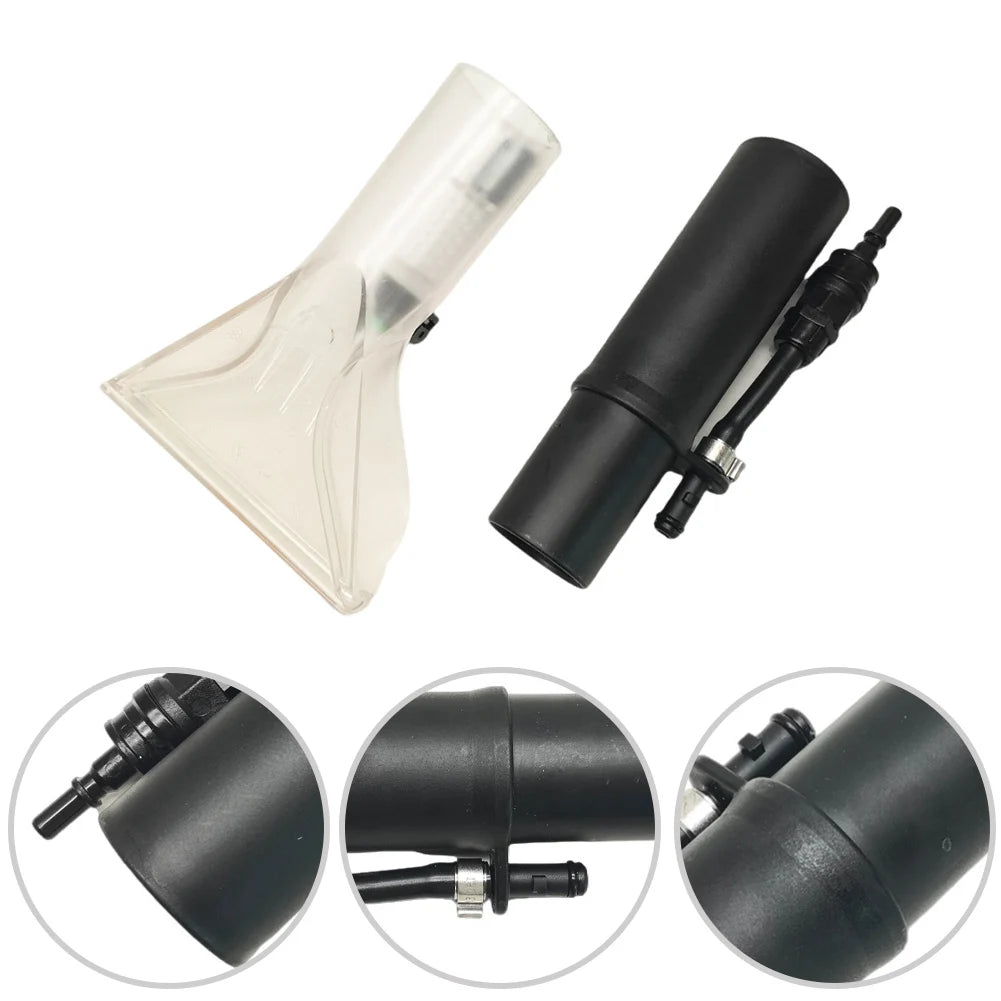 Upholstery Cleaning Nozzle Attachment for Vacuum Cleaner Deep Cleaning Hand Tool Black and White
