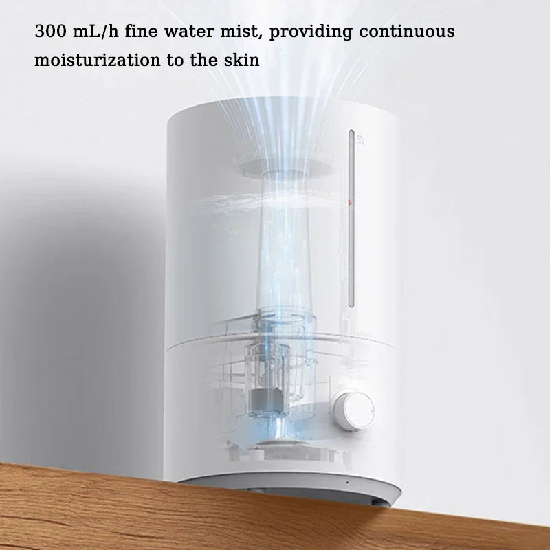 Humidifier Portable 4L Large Capacity Mist Diffuser 300mL/h Low Noise Desktop Air Moisture Control
