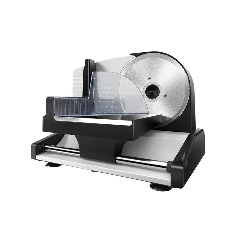 Food Slicer 200W Electric Slicing Machine 190mm Stainless Steel Cutting Wheel – Light Grey