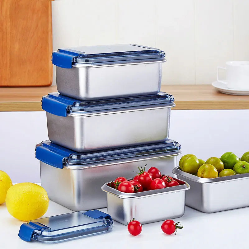 1000ml 316 Stainless Steel Lunch Box Leakproof Food Storage Container with Airtight Lid