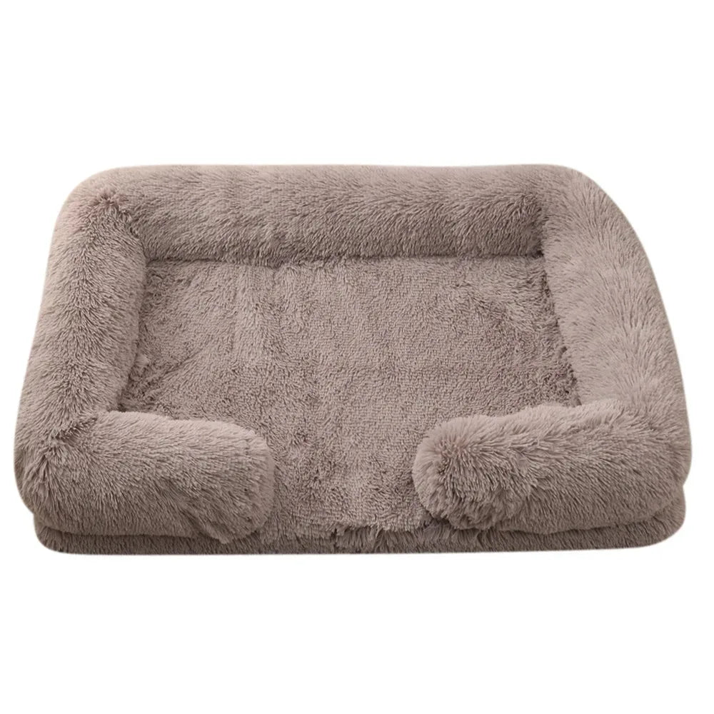Pet Bed Sofa Breathable Washable Cushion Mat for Pets - Black