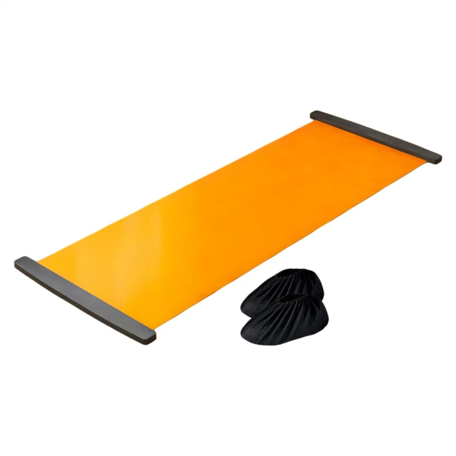 Slide Board Fitness Training Mat 200x50cm Non Slip Glide Board Core Leg Exercise Equipment - Orange