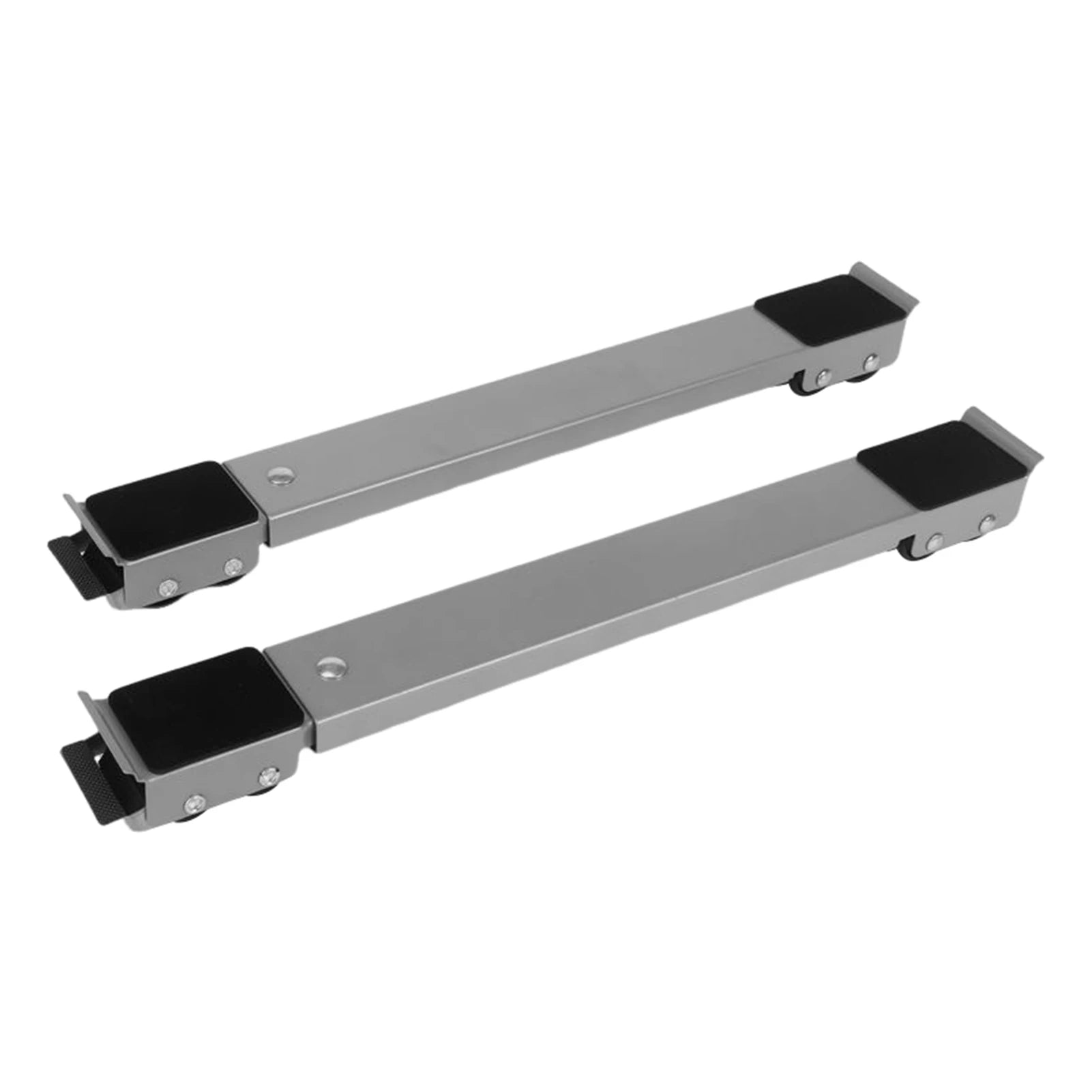 Furniture Roller Base 2 Pack Adjustable Appliance Moving Wheels with Locking Casters – Grey
