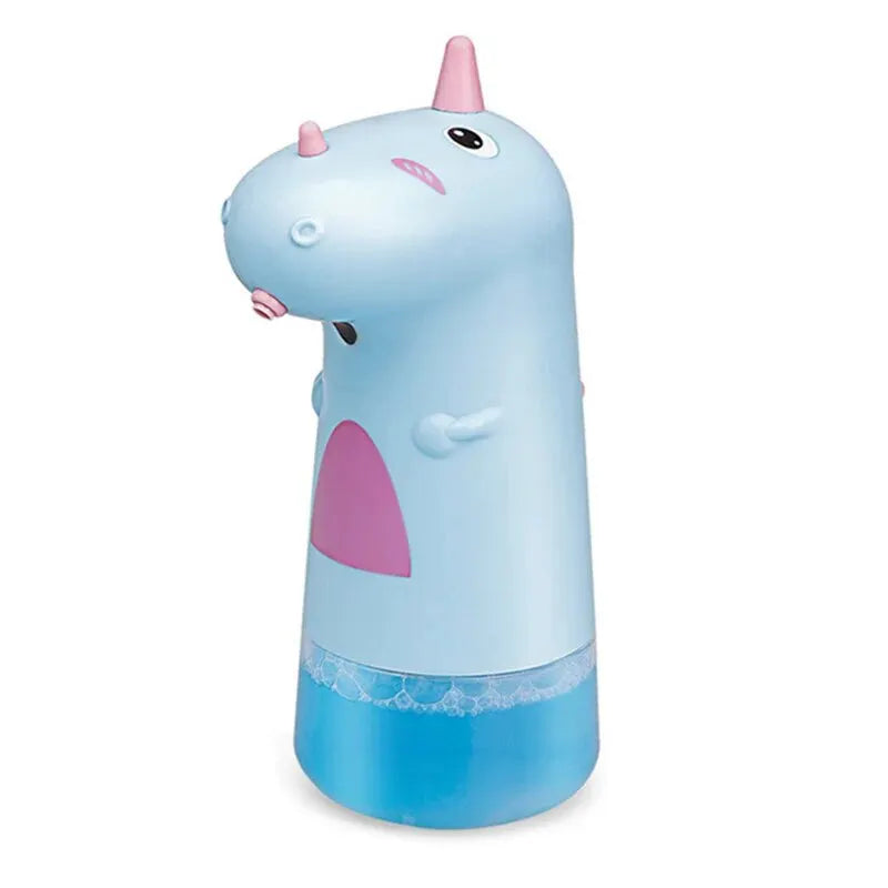Unicorn Automatic Foaming Soap Dispenser 250ml USB Rechargeable Touchless Hand Soap Dispenser for Bathroom and Kitchen – Blue