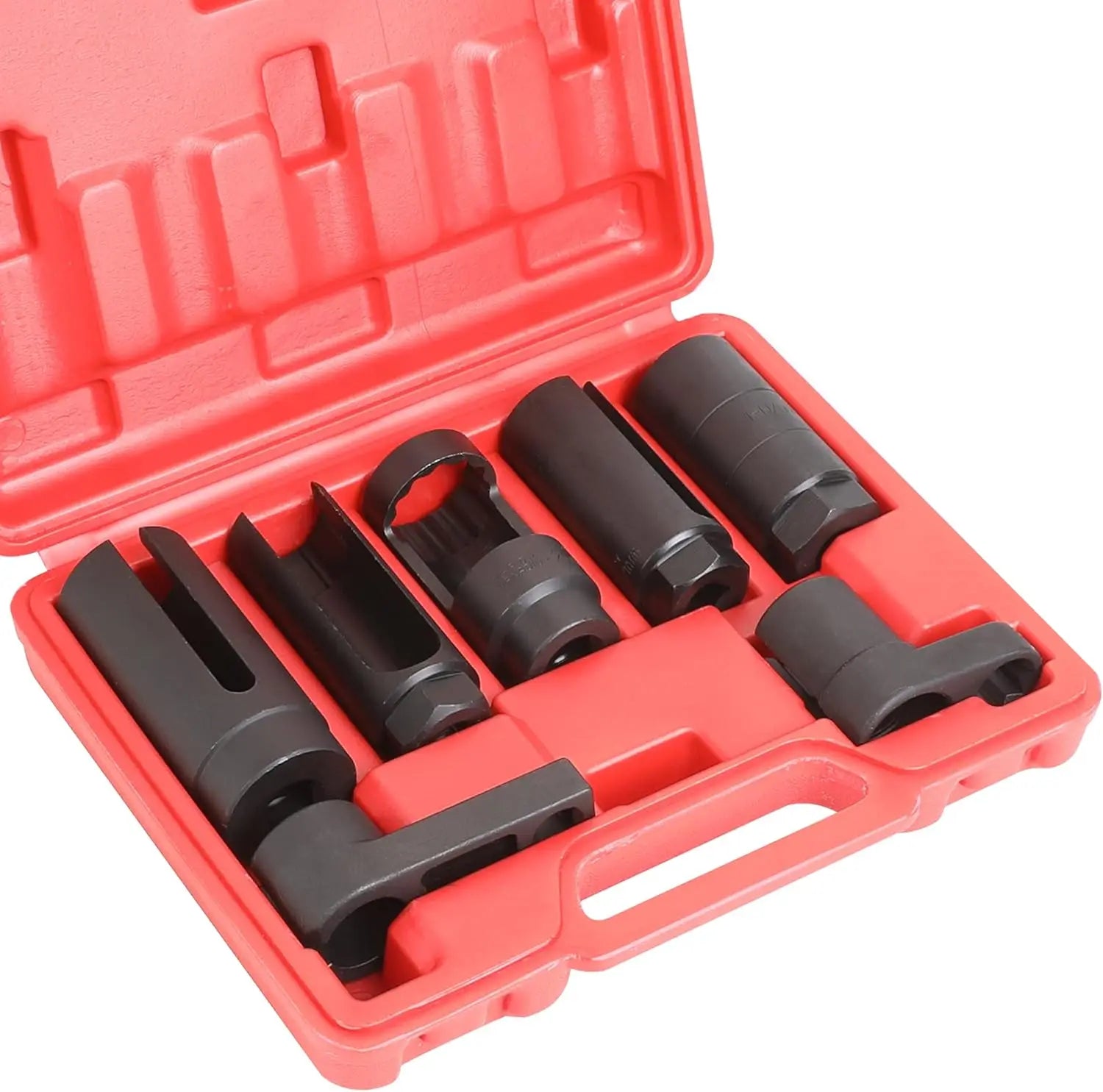 Oxygen Sensor Socket Set 7 Piece Heavy Duty O2 Sensor Removal Tool Kit 22mm 27mm 29mm Universal