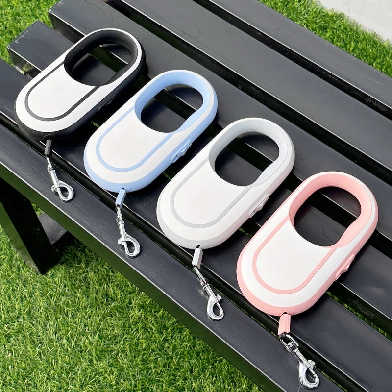 5M Retractable Dog Leash Automatic Pet Walking Lead with Quick Lock Brake for Small Medium Large Dogs – Black