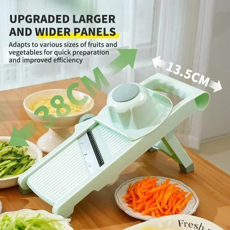 Multi-Function Vegetable Slicer Adjustable Manual Fruit Grater Potato Shredder Kitchen Tool