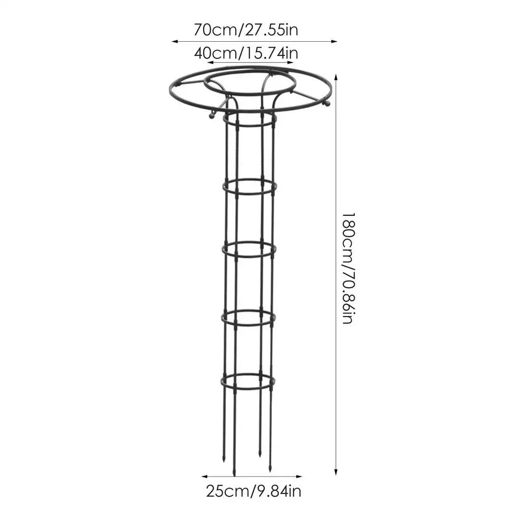 Vertical Garden Trellis Metal Wire Stake – Rust-Proof Plant Support Frame for Houseplants – 180cm