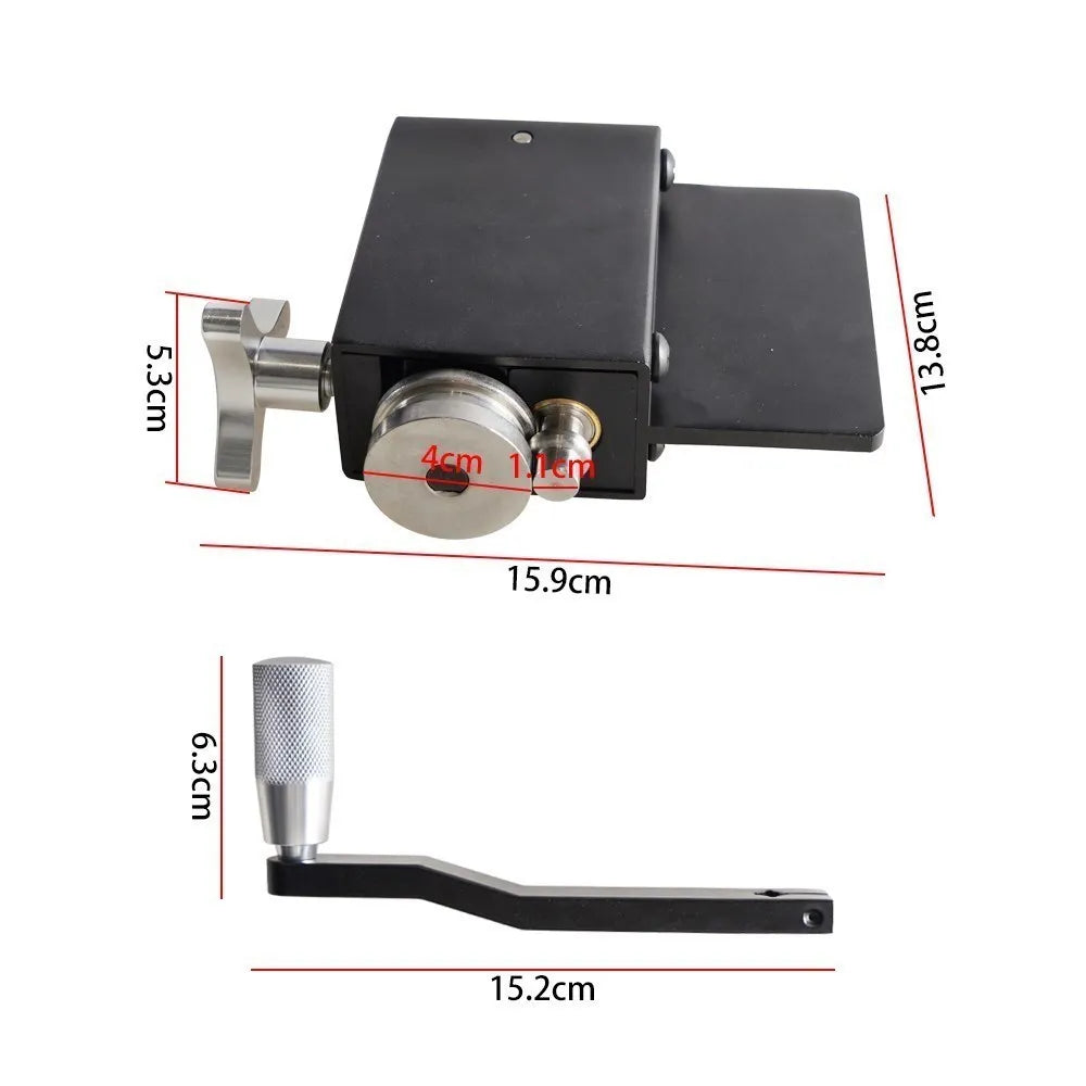 Pipe Tubing Beader Tool Heavy Duty Manual Bead Roller for 16mm+ ID Tubing Intake and Intercooler Pipe Forming Tool