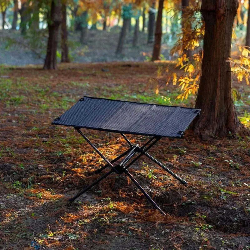 Camping Table UHMWPE Tactical Folding Table Ultralight Aluminum Alloy – Black