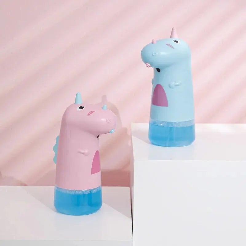 Unicorn Automatic Foaming Soap Dispenser 250ml USB Rechargeable Touchless Hand Soap Dispenser for Bathroom and Kitchen – Blue