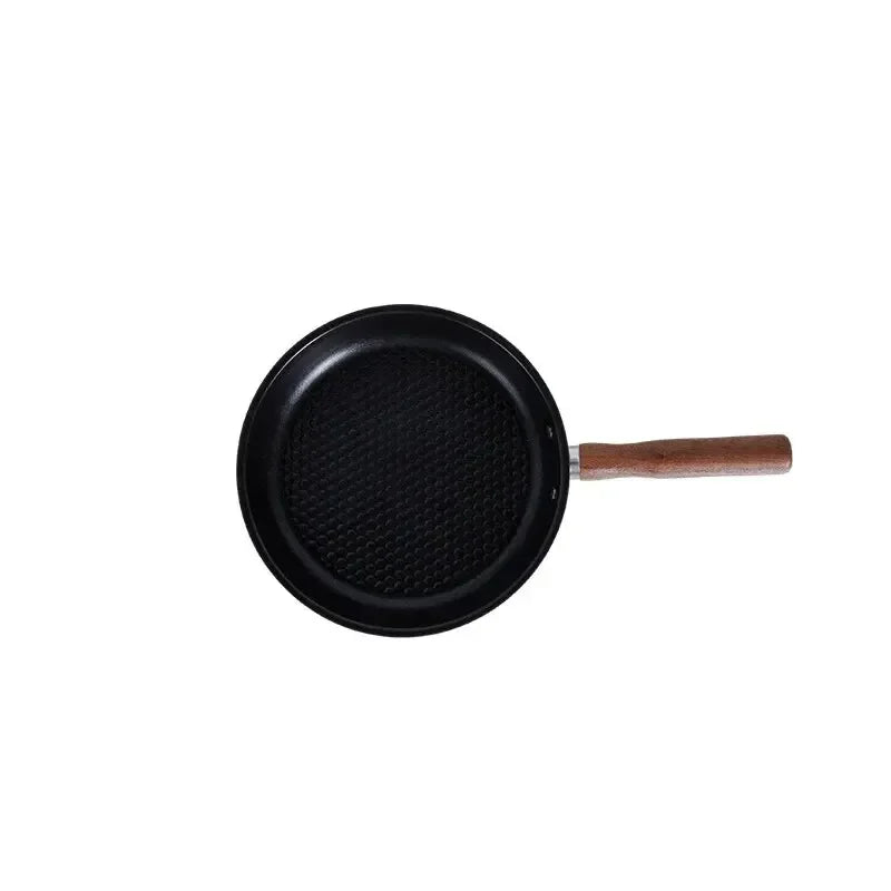 Frying Pan Stainless Steel Non Stick Portable Outdoor Cooking Pan with Detachable Handle