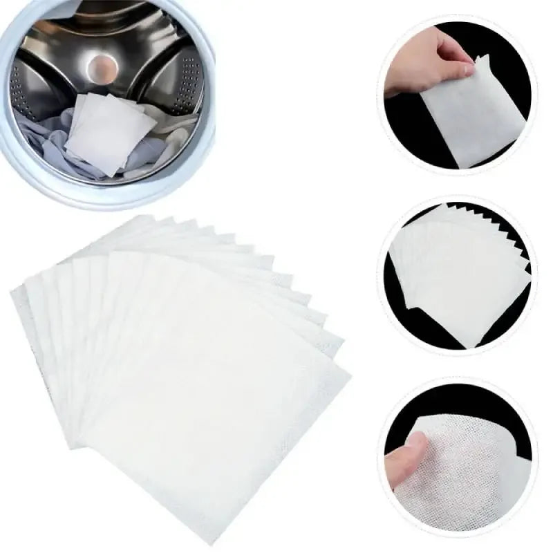 Laundry Colour Catcher Sheets  Dye Absorption Paper for Mixed Wash Loads - 200 Pack
