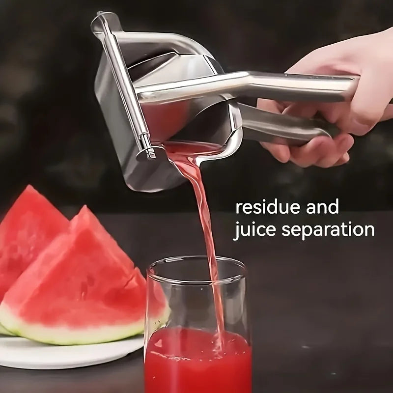 Juice Squeezer 304 Stainless Steel Manual Citrus Press Fruit Juice Separator Kitchen Tool