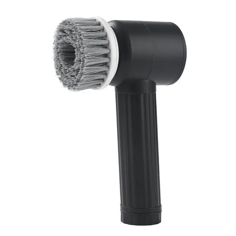 Cordless Electric Spin Cleaning Brush USB Rechargeable Power Scrubber Black Single