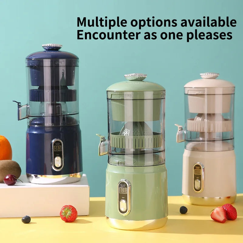 Portable Juicer 600 mL USB-C Rechargeable 3-Speed Citrus Fruit Blender - Pink