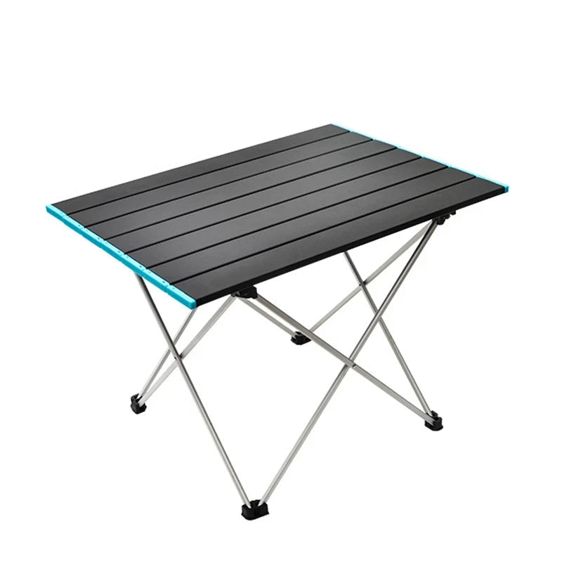 Camping Table Folding Portable Aluminum Outdoor Table 56cm Lightweight Picnic Desk - Large