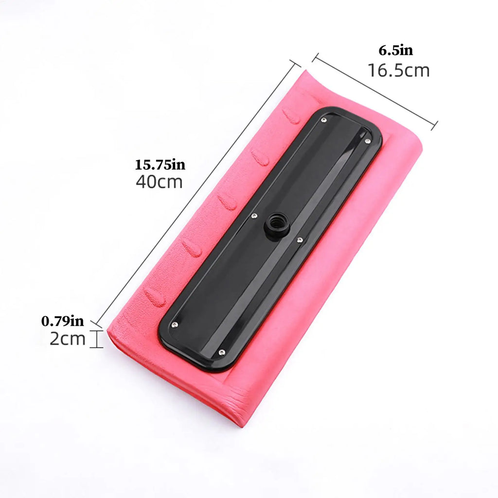 Snow Brush Foam Head Roof Rake Lightweight Snow Removal Tool for Vehicles Pink