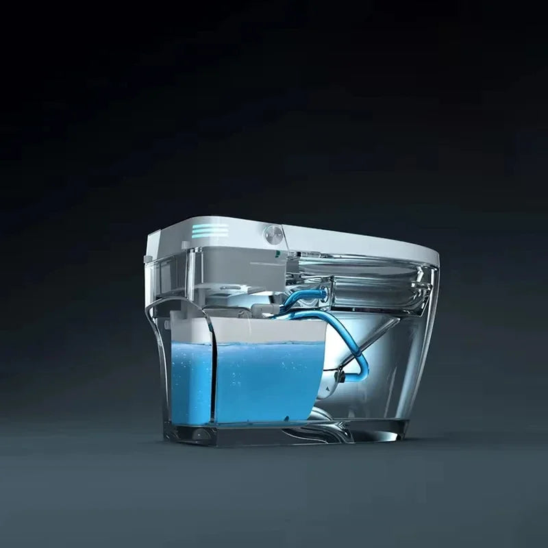 Smart Toilet Auto Flush Warm Seat Bidet with Air Dryer Night Light