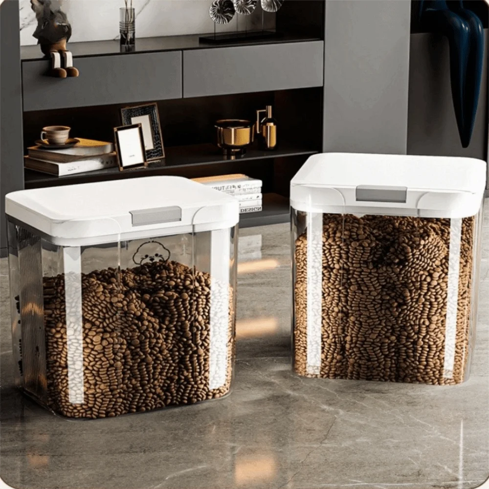 Pet Food Storage Container 2.9L Airtight Moisture Resistant Dry Food Bin Flip Lid