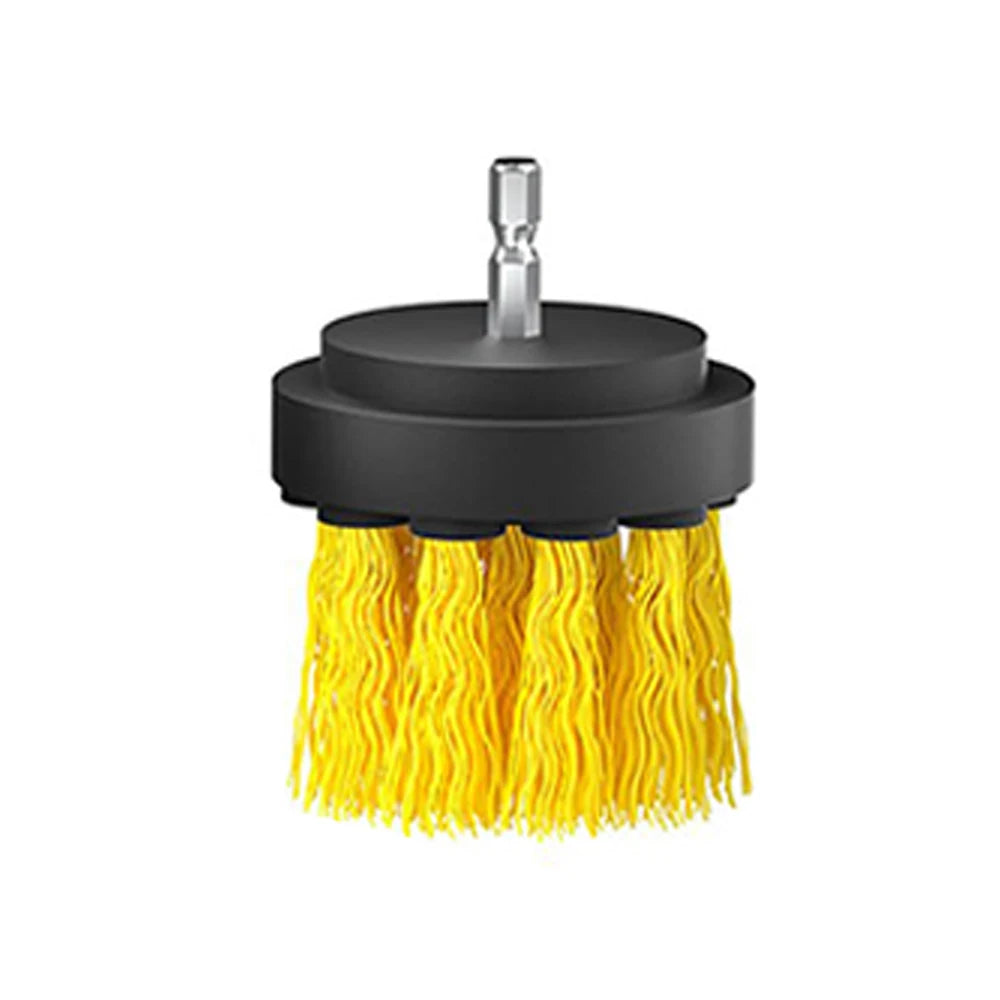 Drill Brush Attachment Set 15pcs Power Scrubber Cleaning Kit with Extension Rod - 15 Pcs