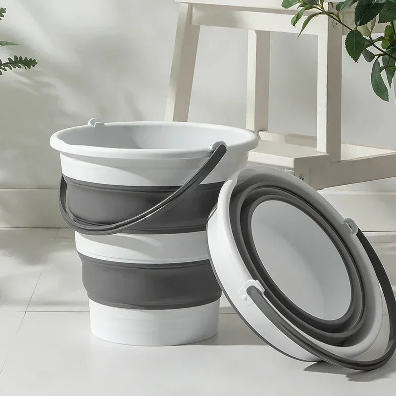Collapsible Folding Bucket with Handle Space Saving Portable Water Bucket – 5L