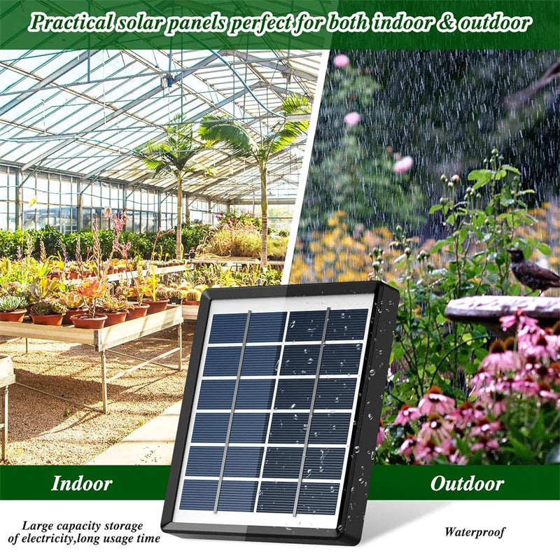 Solar Drip Irrigation System Automatic Watering Kit with Timer - 2W
