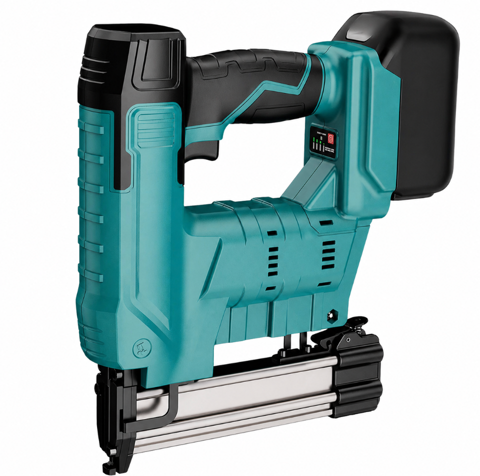 Nail Gun Cordless Brushless 2 in 1 Heavy Duty Brad Nailer 18V 16-32mm Nails with 800 Nails & 800 Staples