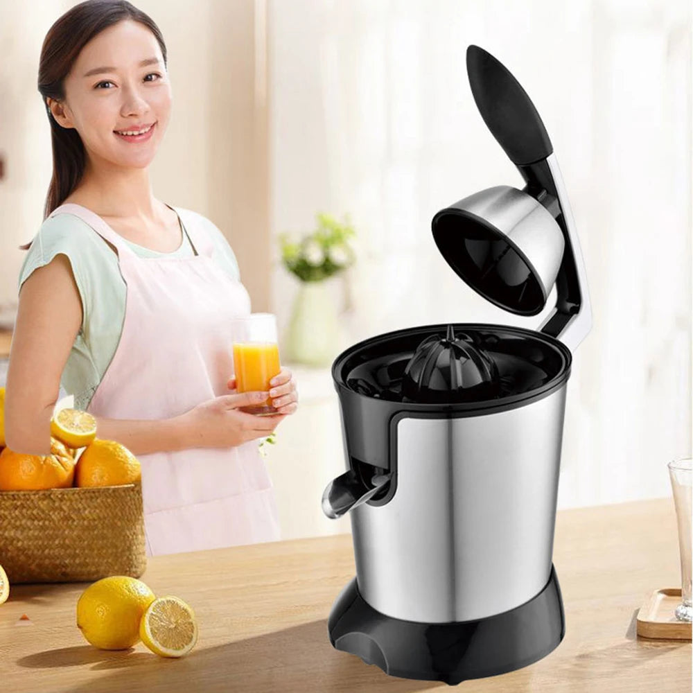 Electric Juicer Blender 400ml Portable Stainless Steel Fruit Mixer 200W - Black