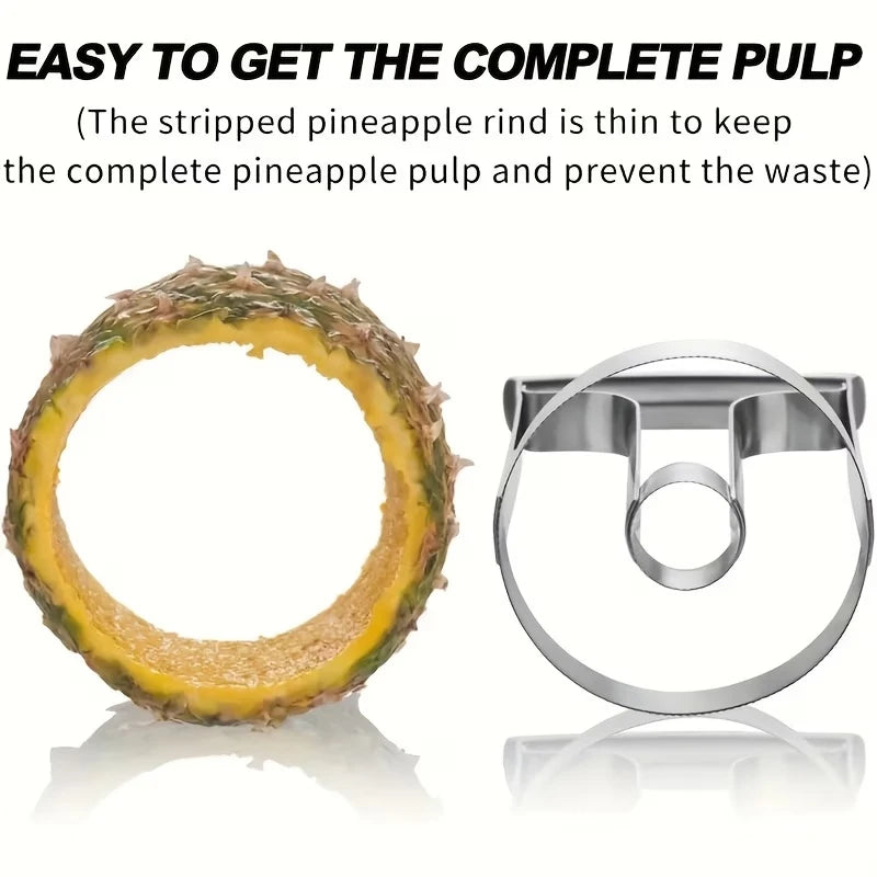Stainless Steel Pineapple Corer Slicer Peeler Fruit Cutter Core Remover Kitchen Tool