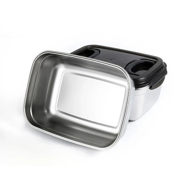 Lunch Box 3.8L 304 Stainless Steel Food Storage Container with Sealed Lid and Carry Handle
