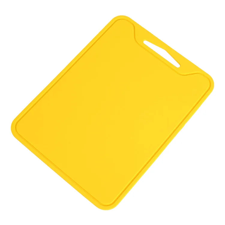 Food Grade Silicone Cutting Board Non Slip Kitchen Chopping Board for Meat Vegetables and Fruits Dishwasher Safe – Yellow