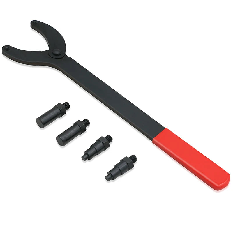 Heavy Duty Engine Timing Locking Sprocket Adjustable Wrench Camshaft Pulley Holder Tool Kit