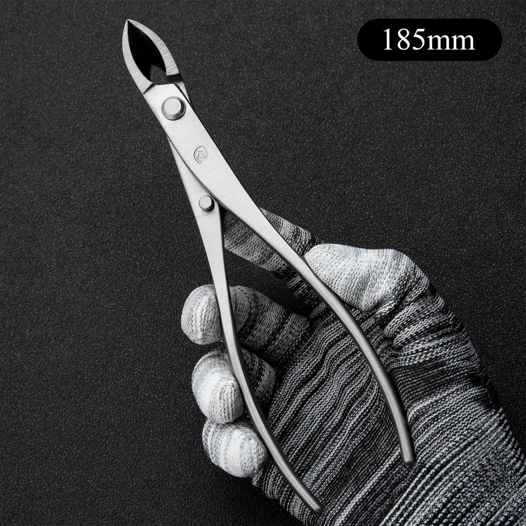 Standard Grade Straight Edge Branch Cutter – 3Cr13 Alloy Steel Bonsai Tool 185mm Narrow Edge