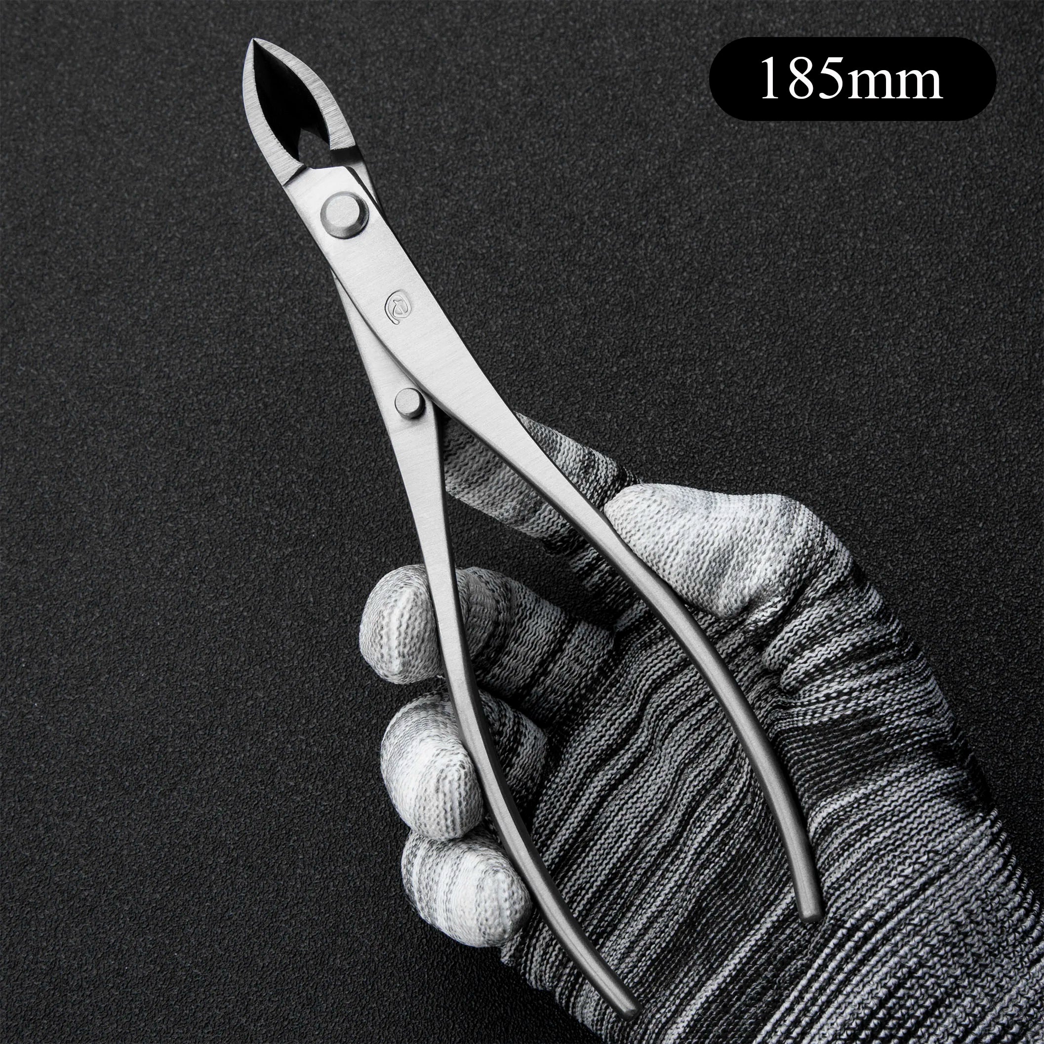 Standard Grade Straight Edge Branch Cutter – 3Cr13 Alloy Steel Bonsai Tool 185mm Narrow Edge