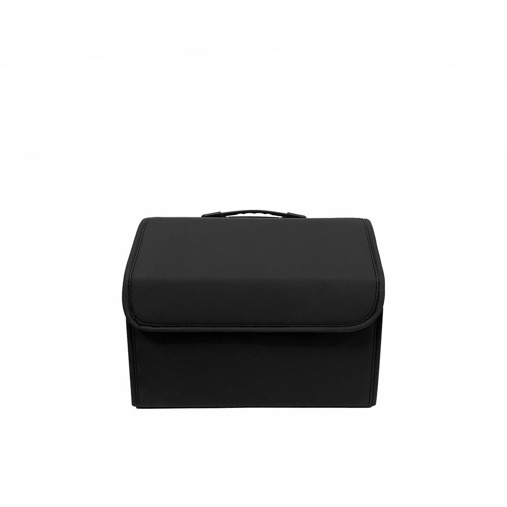 Car Trunk Organizer PU Leather Foldable Storage Bag Auto Boot Box - Medium